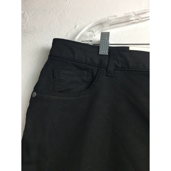 Style & Co Pants Black Crochet-Trim  Plus Size 20W Skinny Stretch - Picture 10 of 12